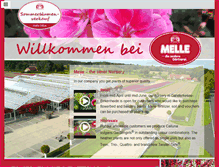 Tablet Screenshot of gaertnerei-melle.de